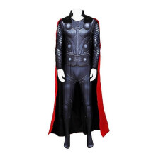 (L) Film Superheld Thor Odinson Cosplay Kostuum Odinson Bodysuit + Mantel Halloween Feestkostuum
