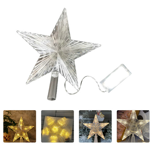 Living And Home Christmas LED Star Tree Topper 2