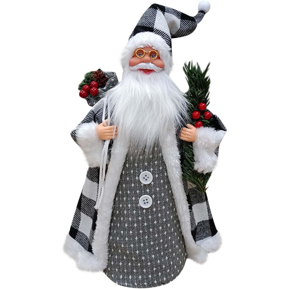 (F) Christmas Decorations Xmas Tree Ornaments Christmas Tree Hat Tree Top Star Santa Claus Ornaments Forest Elderly Tree Top Topper Christmas Decor Fo
