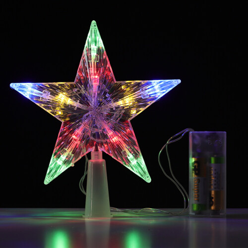 Living And Home Christmas LED Star Tree Topper