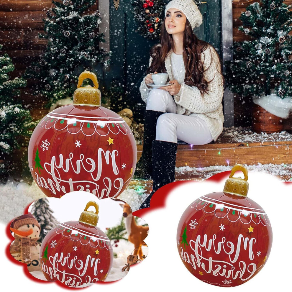 Christmas Decorations Sale Outdoor Christmas Inflatable Decorated Ball Giant Christmas Inflatable Ball Christmas Tree Decorations for New Years Weddin