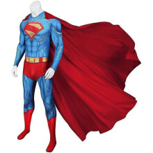 (S)Superman Bodysuit Cosplay Kostüm Herren Halloween Overall