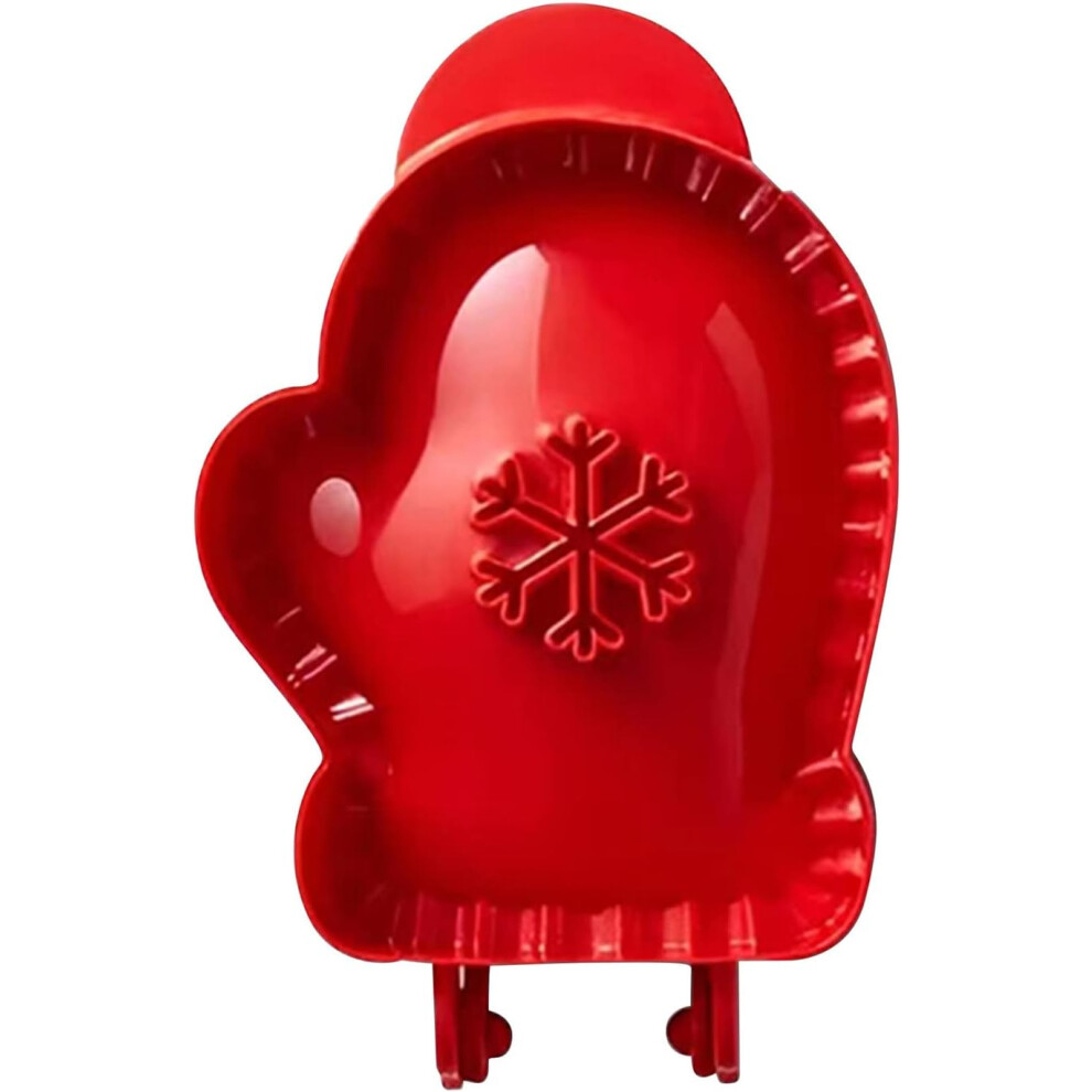 (B) Christmas Holiday Decorations Classic Mini Hand Pie Molds, Christmas Cottage Pie Set, Christmas Dough Presser Pocket Pie Molds for Indoor Outdoor,