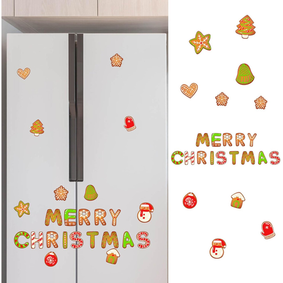Christmas Holiday Decorations Sale Magnetic Christmas Tree For Refrigerator Decorations Christmas Themed Magnetic Sticker Santa Reindeer Holiday Magne