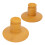 2pcs Rear Spring Bump Stop PU Yellow 12802494 Good 7