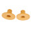 2pcs Rear Spring Bump Stop PU Yellow 12802494 Good 2