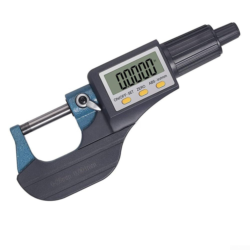 Digital Micrometer Measuring Tool With Dual Digital And Scale Measurements, Precision Measurement, 0-25Mm Range 6447073329746