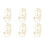 100pcs Paper Clips Portable Cute Mini 8