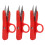 3Pcs Thread Snips Stainless Steel Smoothing Easy 10