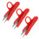 3Pcs Thread Snips Stainless Steel Smoothing Easy 9