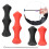 Silicone Bow String Protector & Finger Guard, Black & Red, 2 Sizes 15