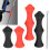 Silicone Bow String Protector & Finger Guard, Black & Red, 2 Sizes 14