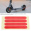 4PCS/Set Front Rear Wheel Reflective Sticker Fit 15