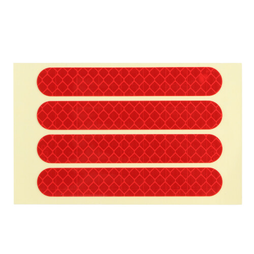 4PCS/Set Front Rear Wheel Reflective Sticker Fit