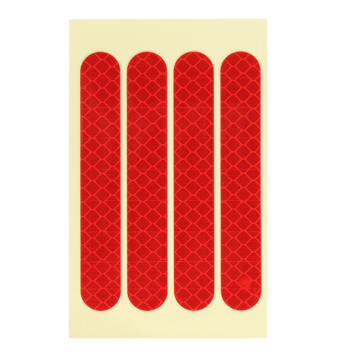 4PCS/Set Front Rear Wheel Reflective Sticker Fit 2