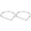 2Pcs Diving D Rings Bent for 5.08cm/2.0in Webbing 2