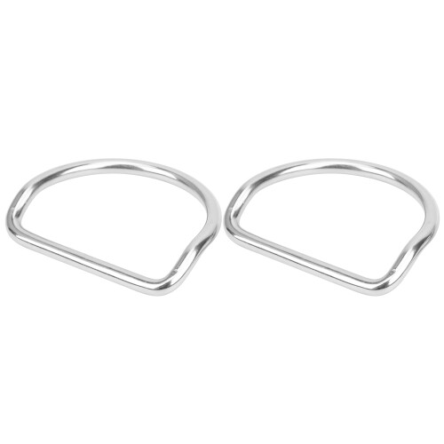 2Pcs Diving D Rings Bent for 5.08cm/2.0in Webbing 1