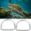 2Pcs Diving D Rings Bent for 5.08cm/2.0in Webbing 10