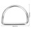 2Pcs Diving D Rings Bent for 5.08cm/2.0in Webbing 14