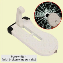 Car Door Steps Car Roof Rack Step Multifunction Upgraded Hook Foot Pedal Aluminium Alloy Foldable Safety Hammer Auto Accessories~42200