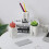 Tooth Shape White Ceramic Flower Pot Modern Design Planter Teeth Model Mini Desktop Pot Gift 14