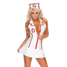 (S) Costume d'infirmière sexy pour femme, cosplay, jeu de rôle. Tenue d'infirmière