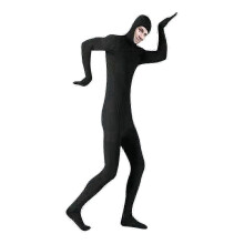 Niewidoczny kombinezon Morph Zentai dla mężczyzn i kobiet – kostium cosplay z odsłoniętą twarzą i spandexem