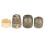 4pcs Sewing Thimble Set Brass Fingertip Protector 7