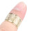 4pcs Sewing Thimble Set Brass Fingertip Protector 12