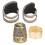 4pcs Sewing Thimble Set Brass Fingertip Protector 2