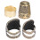 4pcs Sewing Thimble Set Brass Fingertip Protector 8