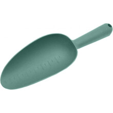 Green plastic potting soil shovel - Hand shovel for gardening 30cm - Small solid garden shovel (A)