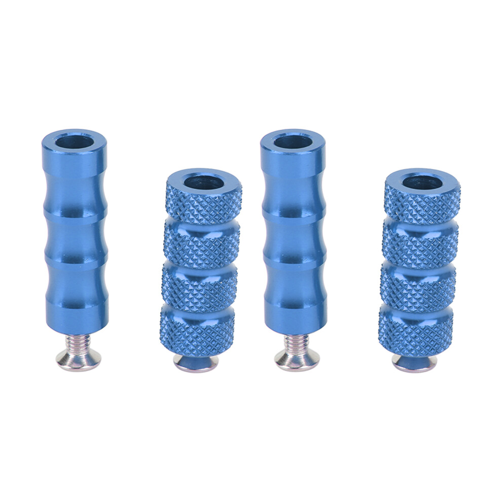 2 Pair Motorcycle Brake Foot Peg Cnc Process Blue 8320539735368