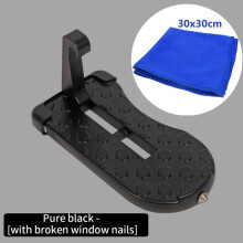Car Door Steps Car Roof Rack Step Multifunction Upgraded Hook Foot Pedal Aluminium Alloy Foldable Safety Hammer Auto Accessories~42204