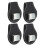 4PCS PU Leather Portable Compact Accurate Size 1