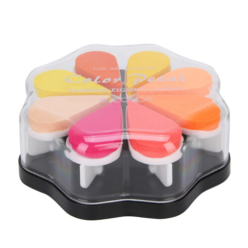 8 Colors Petal Shape Schedule Book Scrapbook