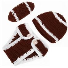 Neugeborenes Baby-Hut & Hose Baseball-Kostüm-Set 0-3 Monate Braun