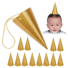 Bunte Glitzer-Koniskronen für Kinderpartys – Einfach Sicher & Spaßig