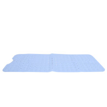 Non-Slip TPR Bathroom Shower Mat 38x100cm Blue Safety Bath Rug