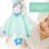Vielseitige Baby-Teetherdecke mit Plüschtier und gesticktem Rand 5