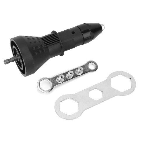 Rivet Drill Attachment Adapter Riveting Nut Gun 1