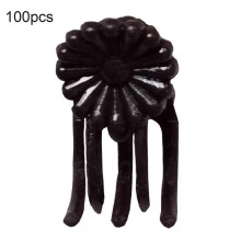 100Pcs Plastic Plant Support Clip Orchid Stem Clamp Vegetable Holder Garden Tool JIKAIX
