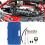 17pcs Cylinder Compression Tester Kit 0‑300PSI 11