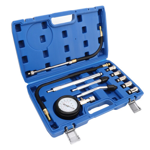 17pcs Cylinder Compression Tester Kit 0‑300PSI 2
