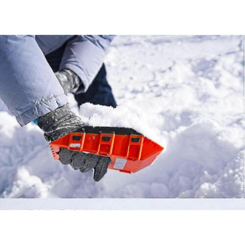 car snow scraper, car windshield ice shovel, multi-function de-icing tool, for small trucks and cars 1