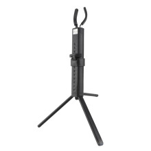 Tragbarer Falt-Saxophonständer mit Metallbeinen, Schwarz, 36 cm