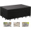Capa de mesa retangular resistente para pátio 111x74x28 600D resistente Ox compatível com mesa de jantar e cadeiras à prova d'água para uso 1