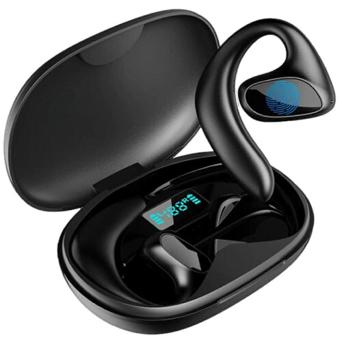 Talkbuds Translator, Qinux Talkbuds, écouteurs traducteurs avec Bluetooth et application (noir)