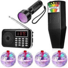 7-teiliges Ausrüstungsset, kompatibel mit elektromagnetischen paranormalen Untersuchungen, Inspektionen im Innen- und Außenbereich, Geschenk