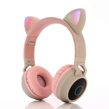 (Ashes)2025 Kerstcadeau Opvouwbare Gaming Headset RGB Kleurrijke Gaming Headset Ruisonderdrukking Microfoon